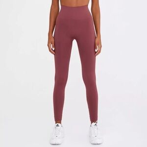 SET Active SculptFlex Seamless Leggings - Canyon (Mauve Pink) - Size S